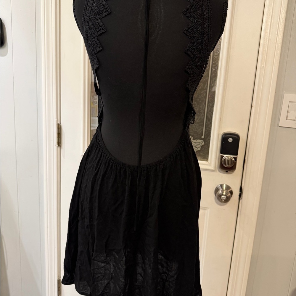 Cupshe Black Lace Detail Mini Dress - Picture 3 of 7